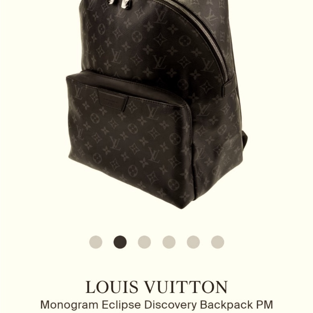 Louis Vuitton monogram eclipse backpack